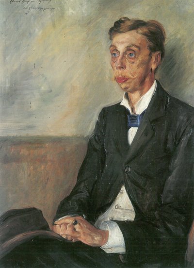 Retrato Eduard Graf von Kayserlingn de Lovis Corinth
